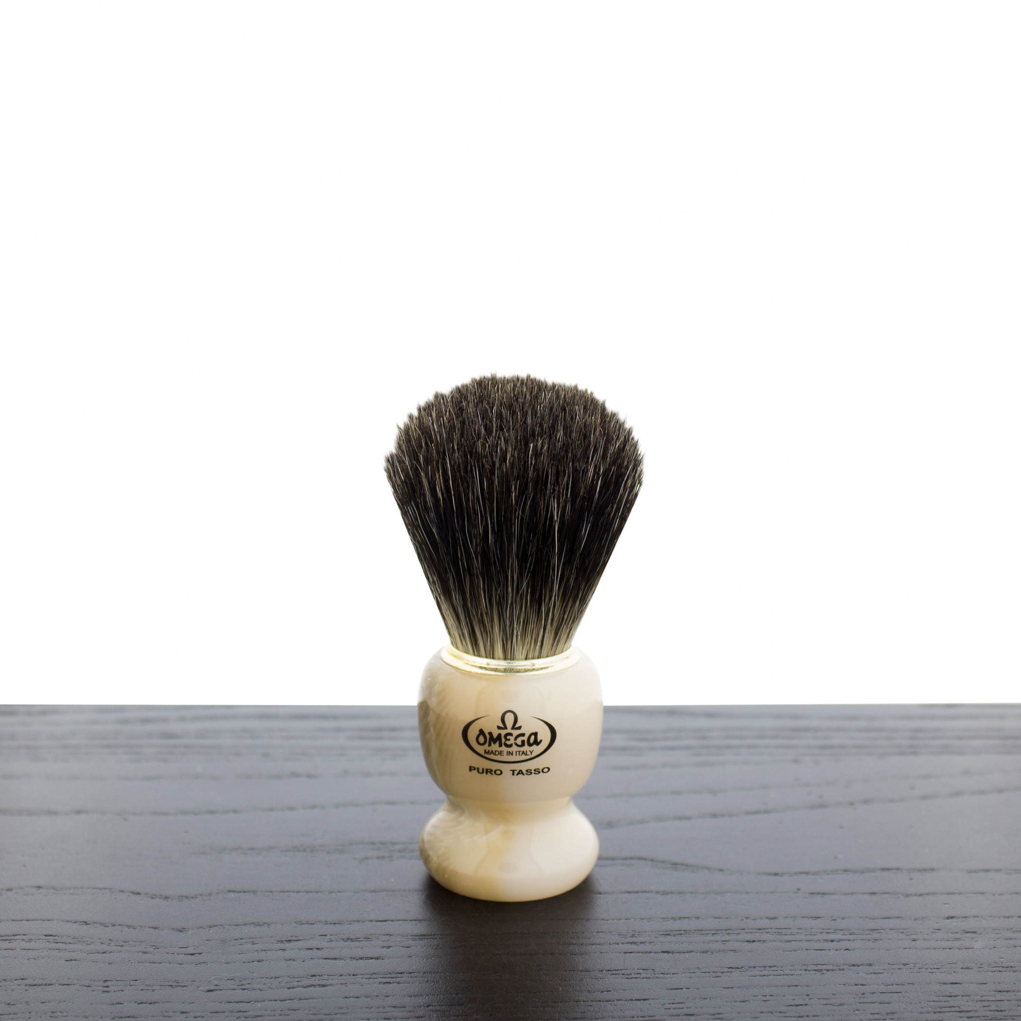 Omega 63171 Pure Badger Shaving Brush - West Coast Shaving